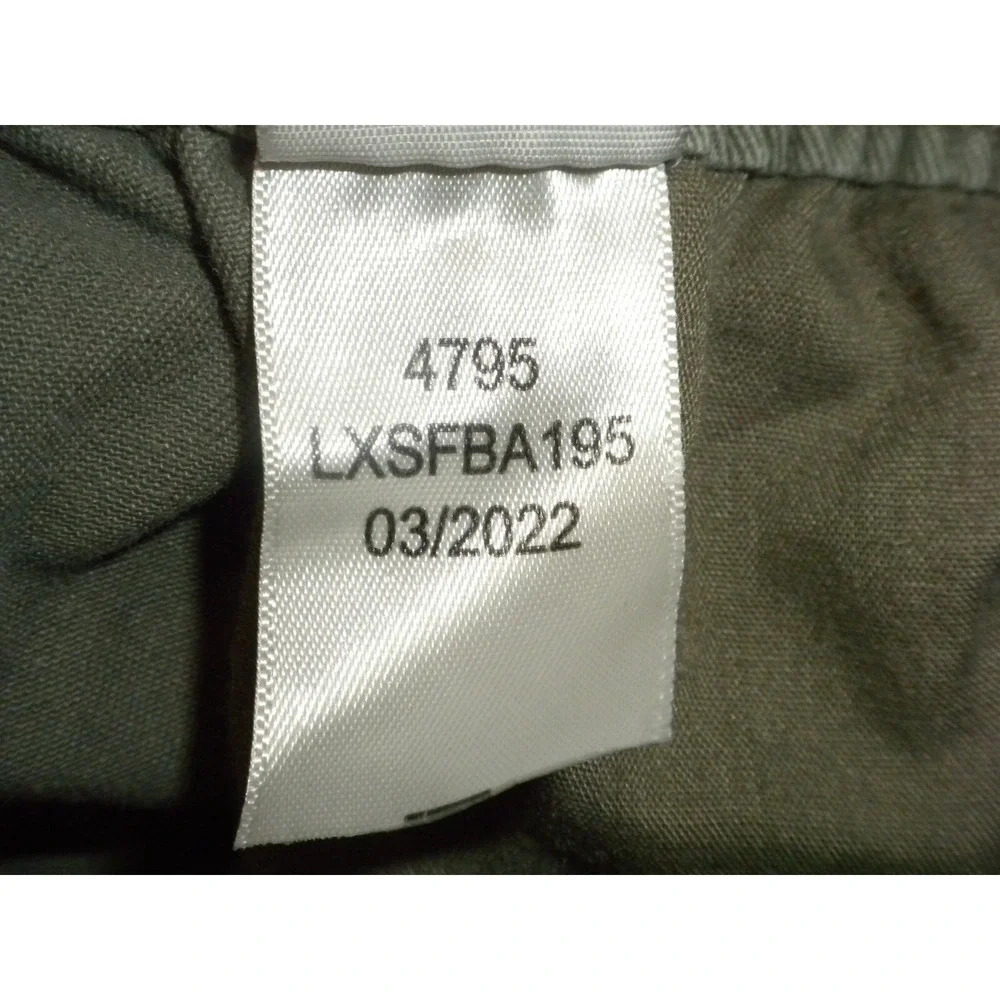 Aeropostale Joggers Mens S Green Cargo Twill‎ Stretch Tapered Elastic Cuff